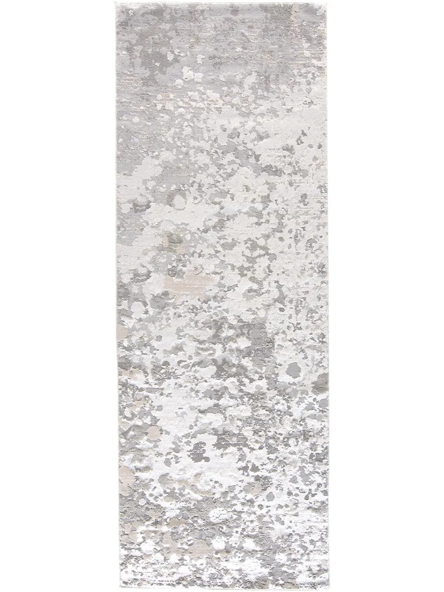 Micah 3336F Silver/Gray/White 2'10" x 7'10" Rug