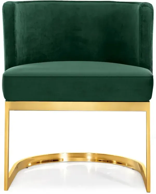 Meridian Furniture Gianna Green Velvet Dining Chair