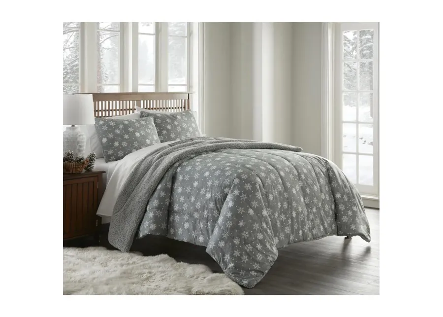 Micro Flannel Reverse to Sherpa Comforter Set