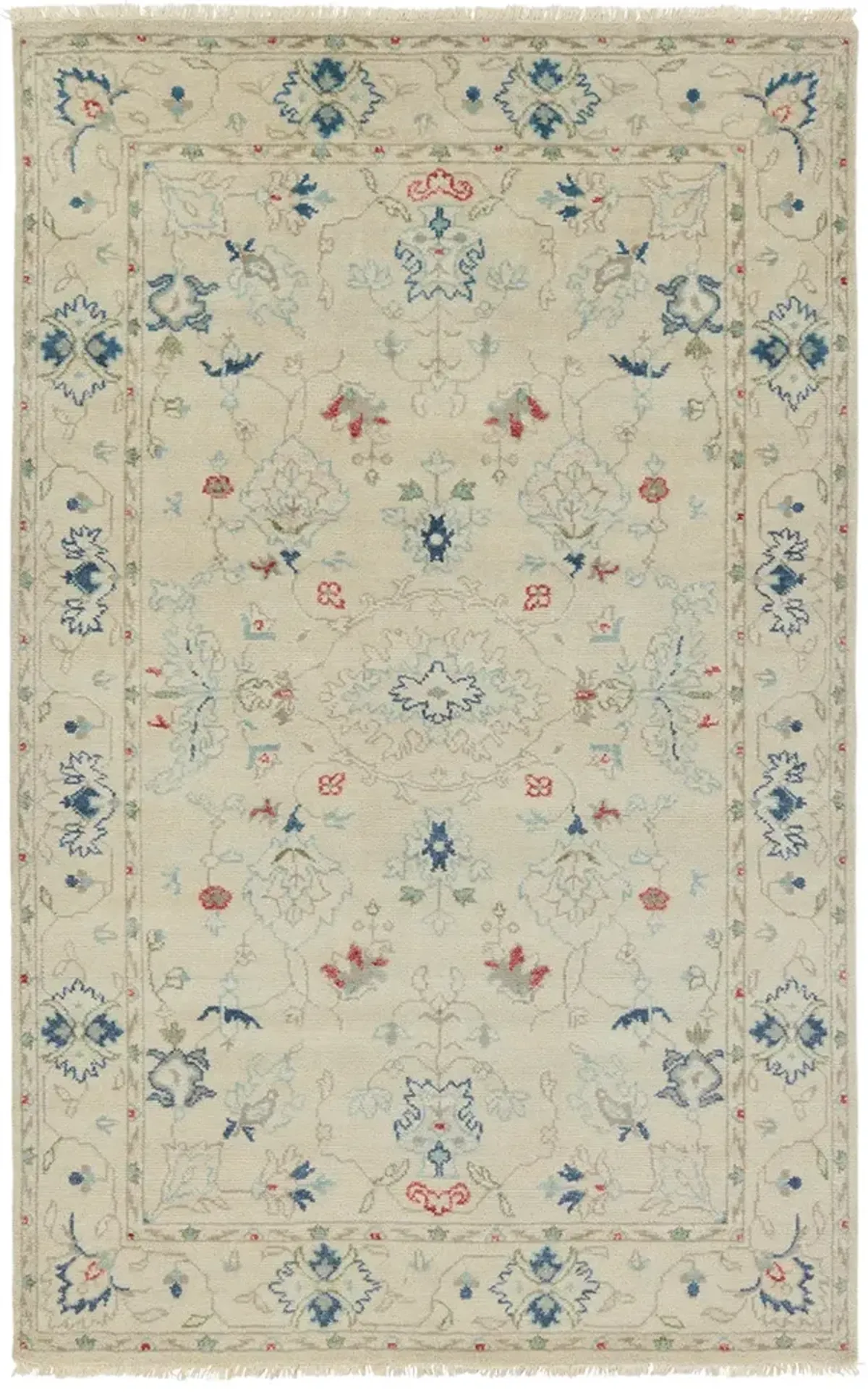 Jaipur Revival Hacci White 5' x 8' Rug