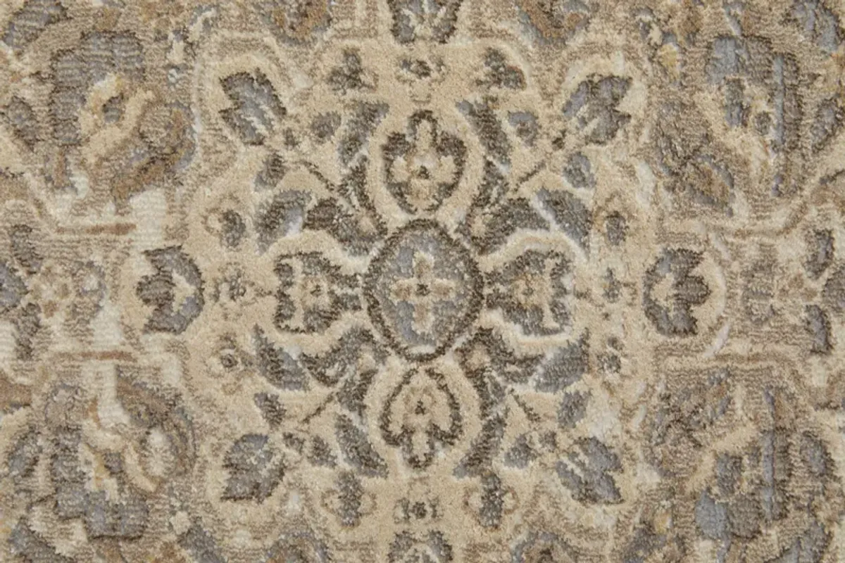 Celene 39KXF Tan/Brown/Ivory 2'6" x 8' Rug