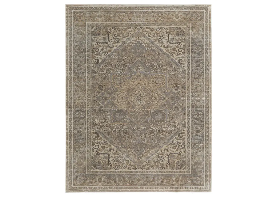 Celene 39KXF Tan/Brown/Ivory 2'6" x 8' Rug