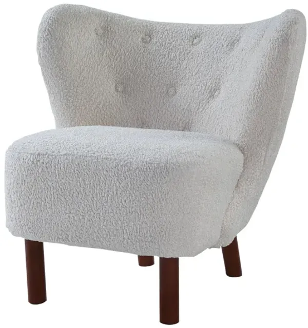 Zusud Accent Chair In Teddy Sherpa