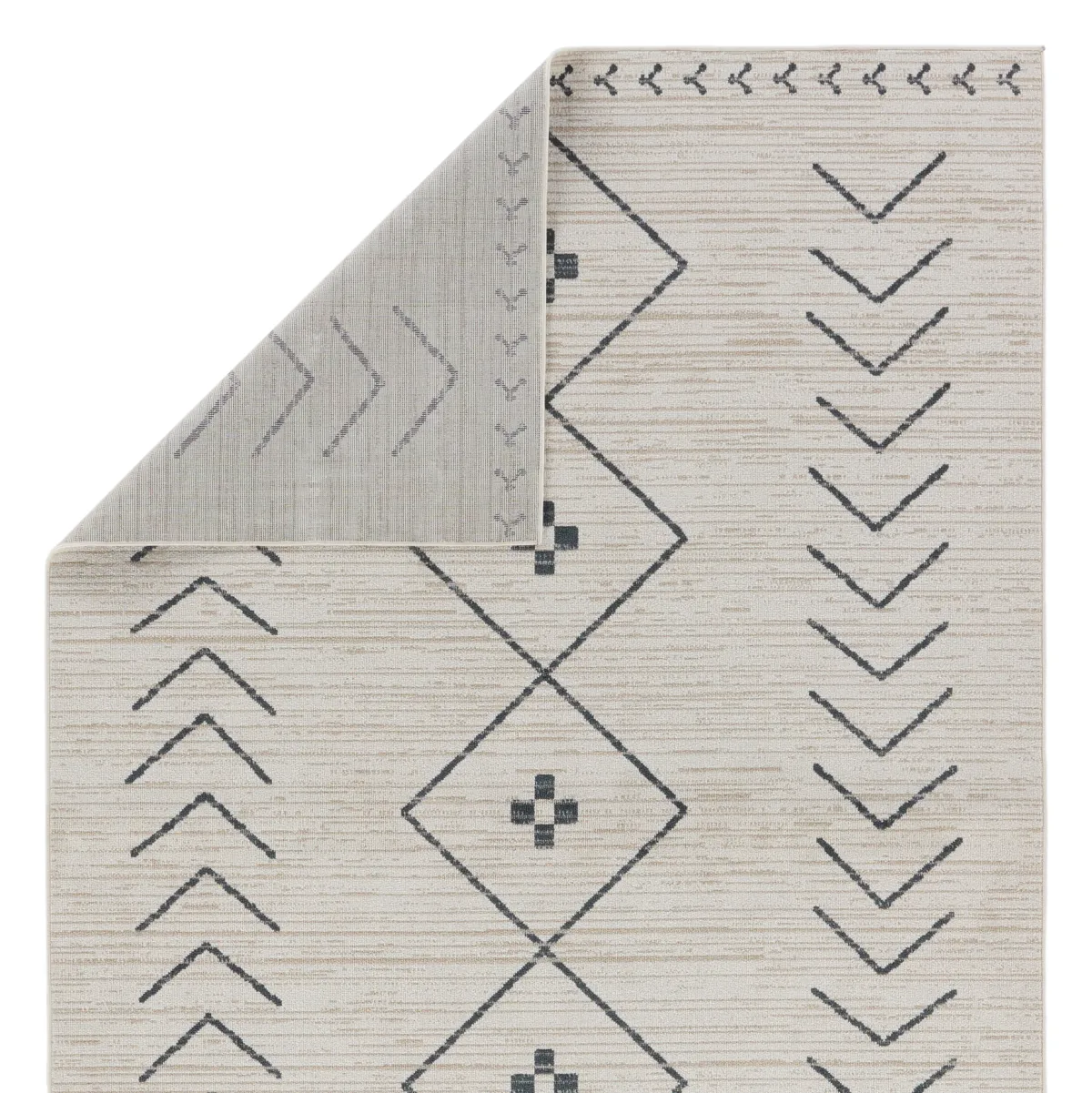 Nadine Taos White 2'8" x 10' Runner Rug