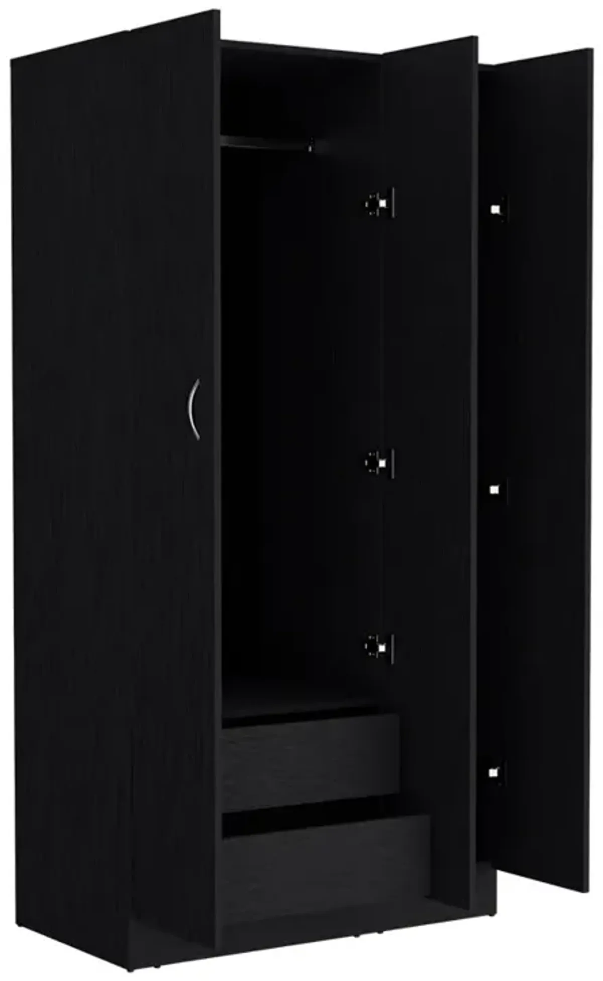 Wardrobe Erie, Bedroom, Black