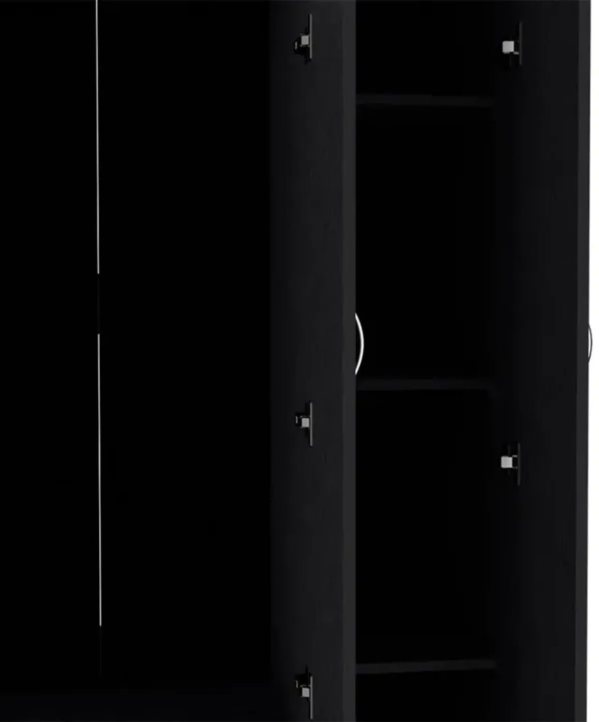 Wardrobe Erie, Bedroom, Black