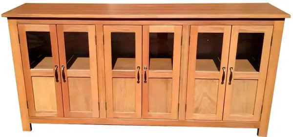 Mahogany 6 Door Old World Buffet