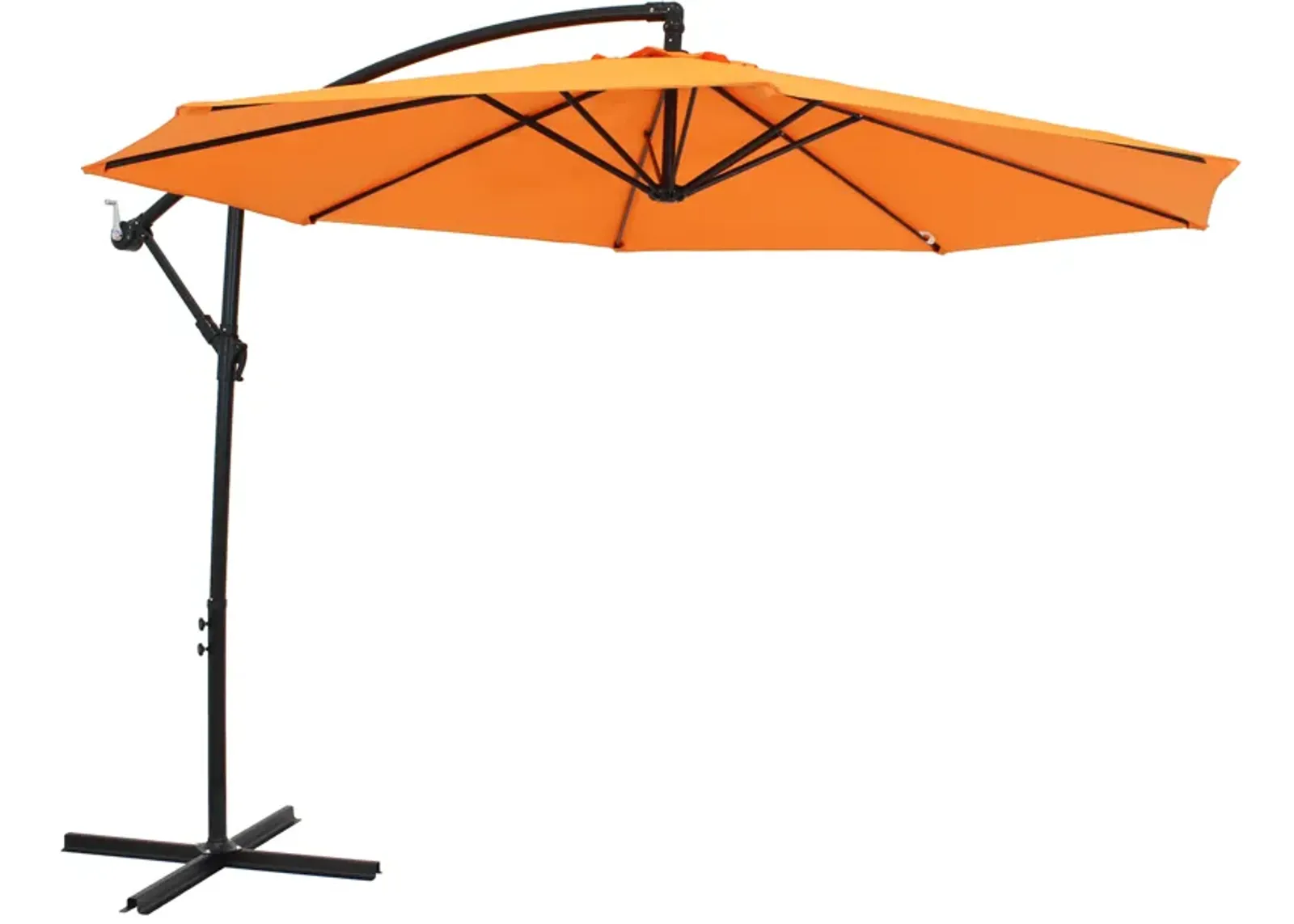 Sunnydaze 9.5 ft Cantilever Offset Patio Umbrella with Crank