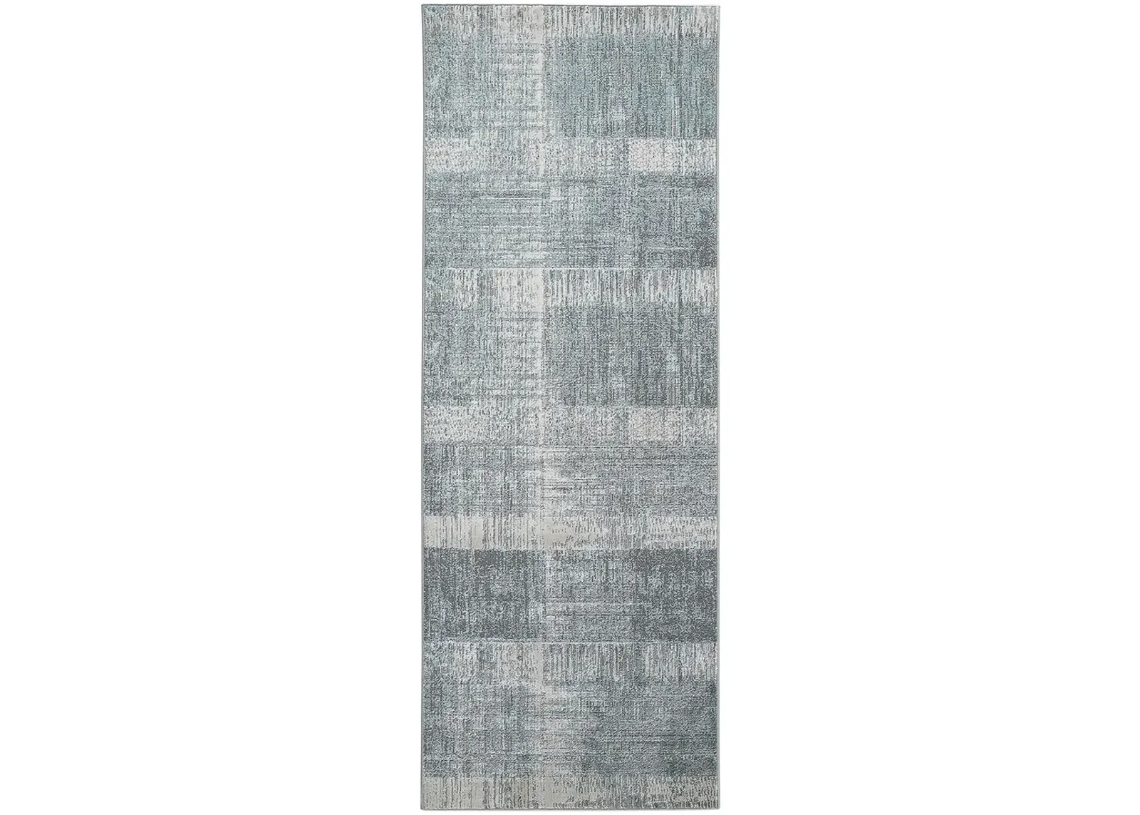 Azure 3413F White/Gray/Blue 2'10" x 7'10" Rug