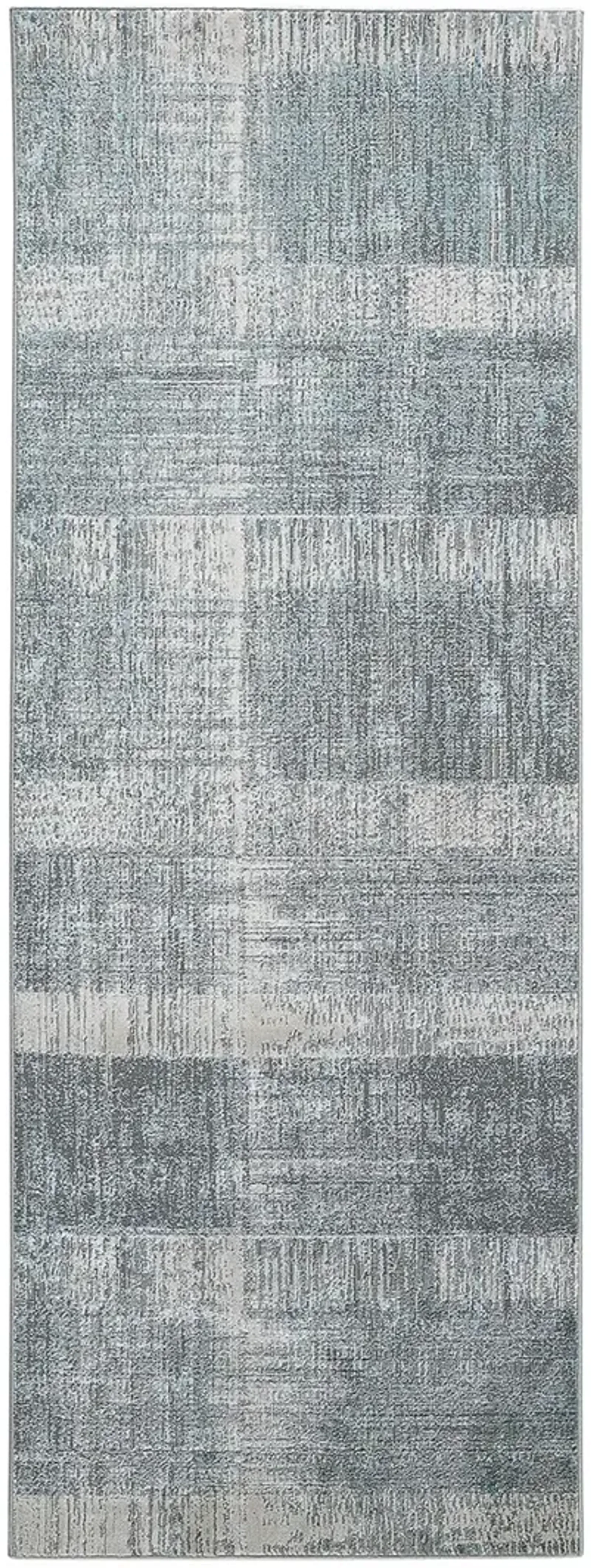 Azure 3413F White/Gray/Blue 2'10" x 7'10" Rug