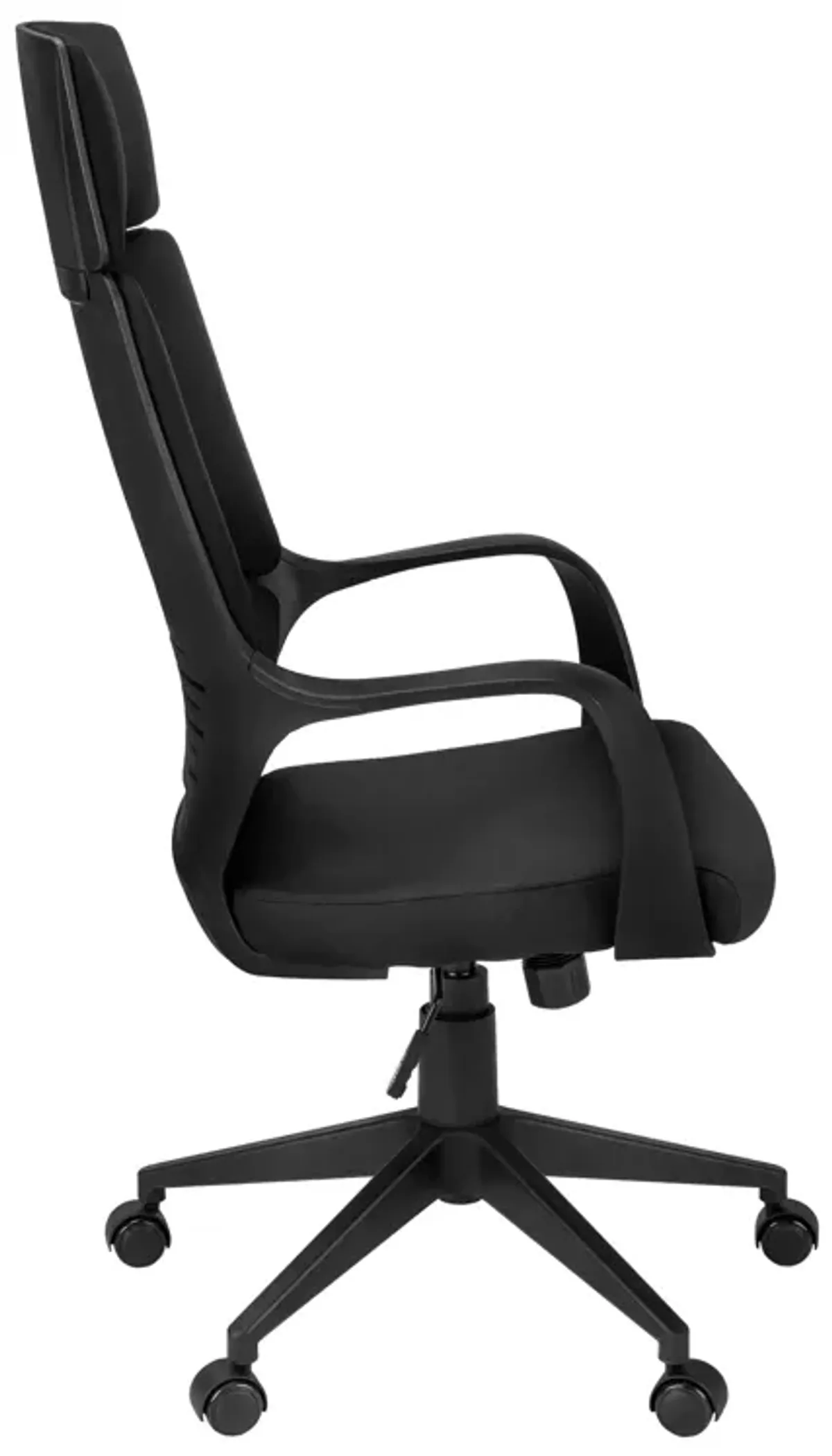 Monarch Specialties I 7272 Office Chair, Adjustable Height, Swivel, Ergonomic, Armrests, Computer Desk, Work, Metal, Fabric, Black, Contemporary, Modern