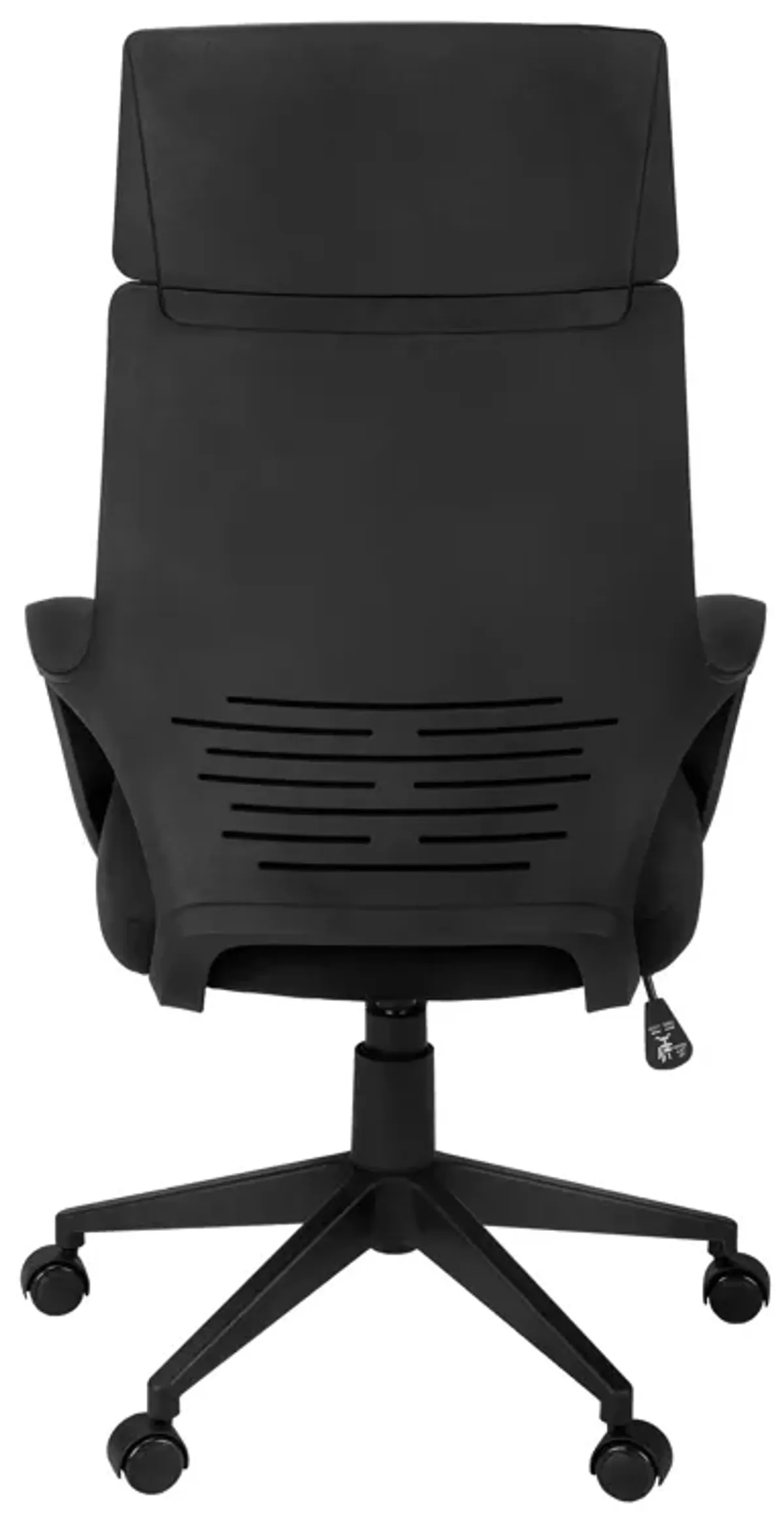 Monarch Specialties I 7272 Office Chair, Adjustable Height, Swivel, Ergonomic, Armrests, Computer Desk, Work, Metal, Fabric, Black, Contemporary, Modern