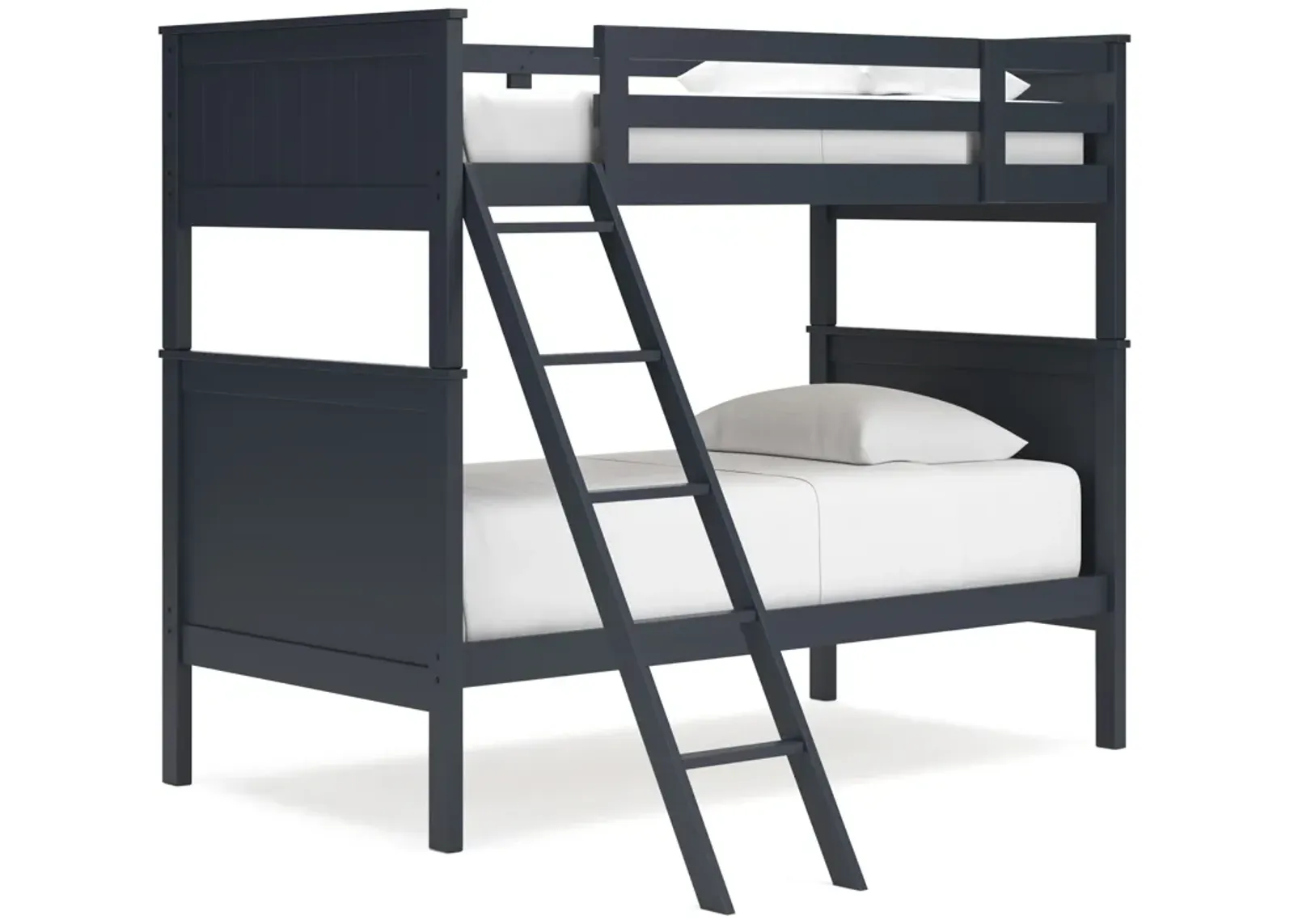 Nextonfort Blue Twin Over Twin Bunk Bed