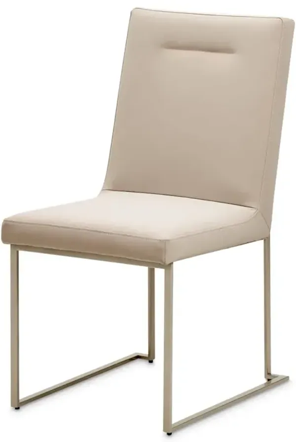 Michael Amini Marin Dining Side Chair - Greige Set of 2