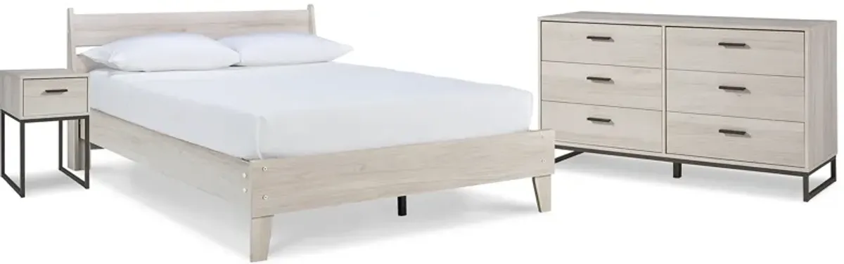Socalle Queen Bed with Dresser and Nightstand