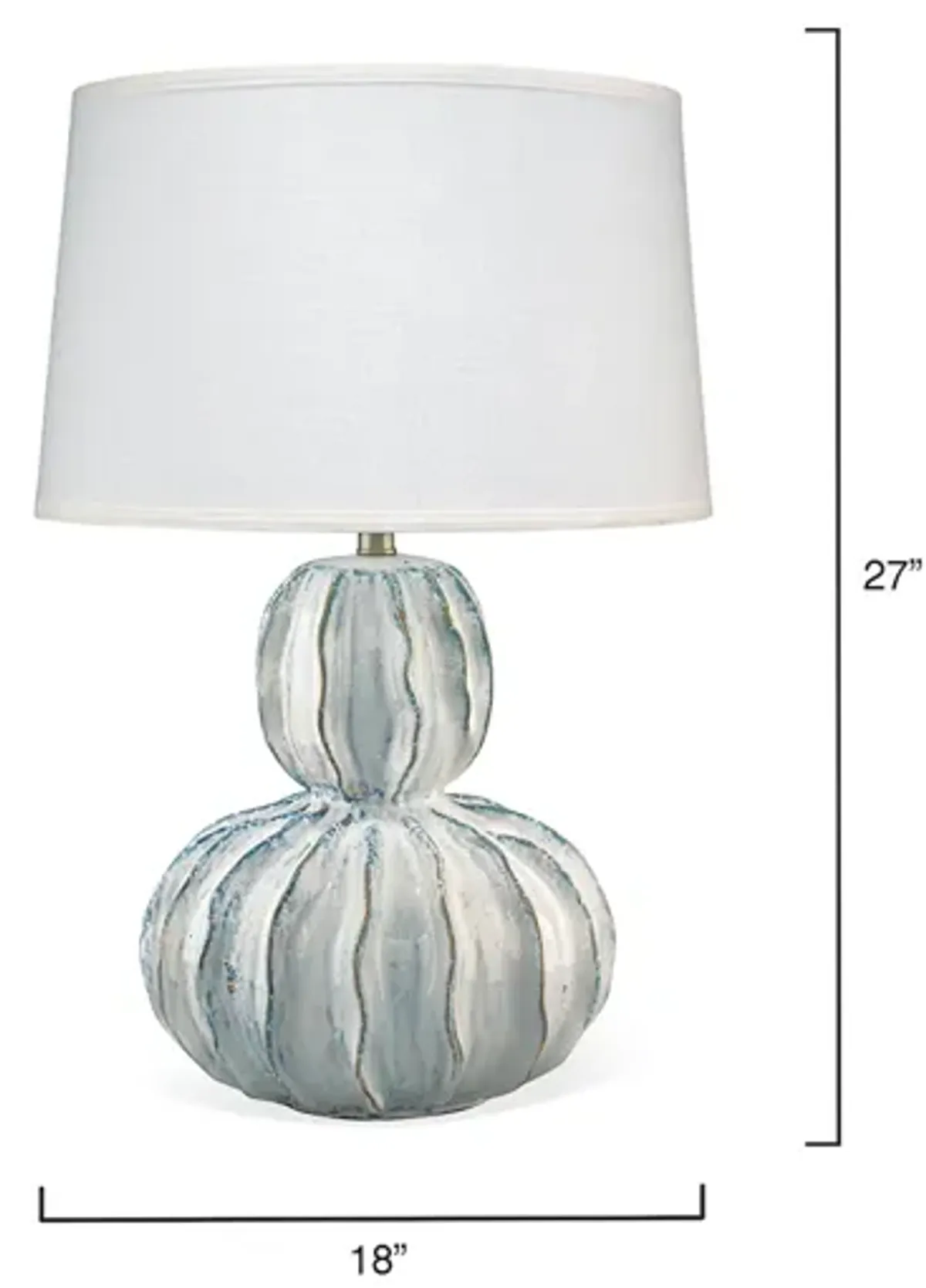 Oceane Gourd Table Lamp