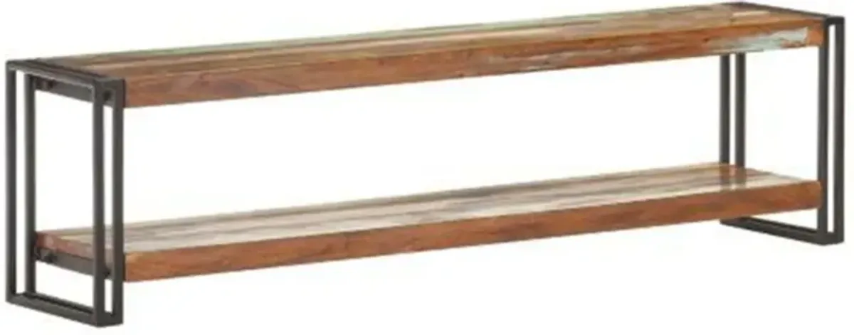 vidaXL TV Cabinet 59.1"x11.8"x15.7" Solid Reclaimed Wood