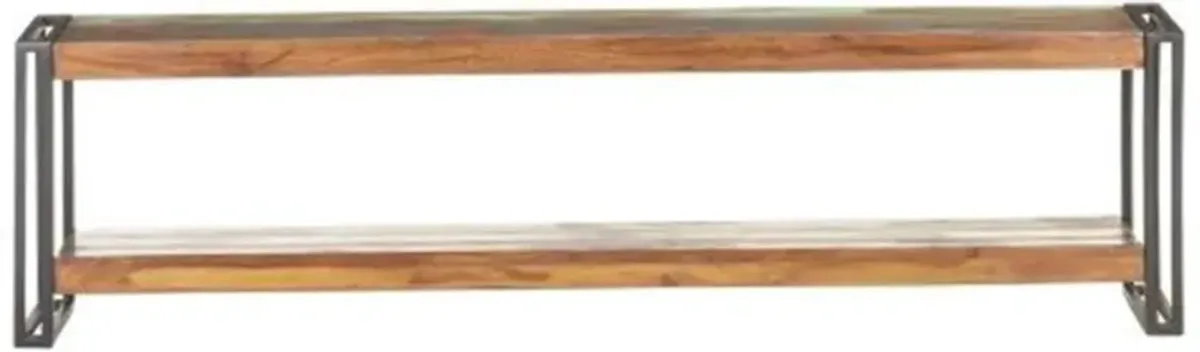vidaXL TV Cabinet 59.1"x11.8"x15.7" Solid Reclaimed Wood