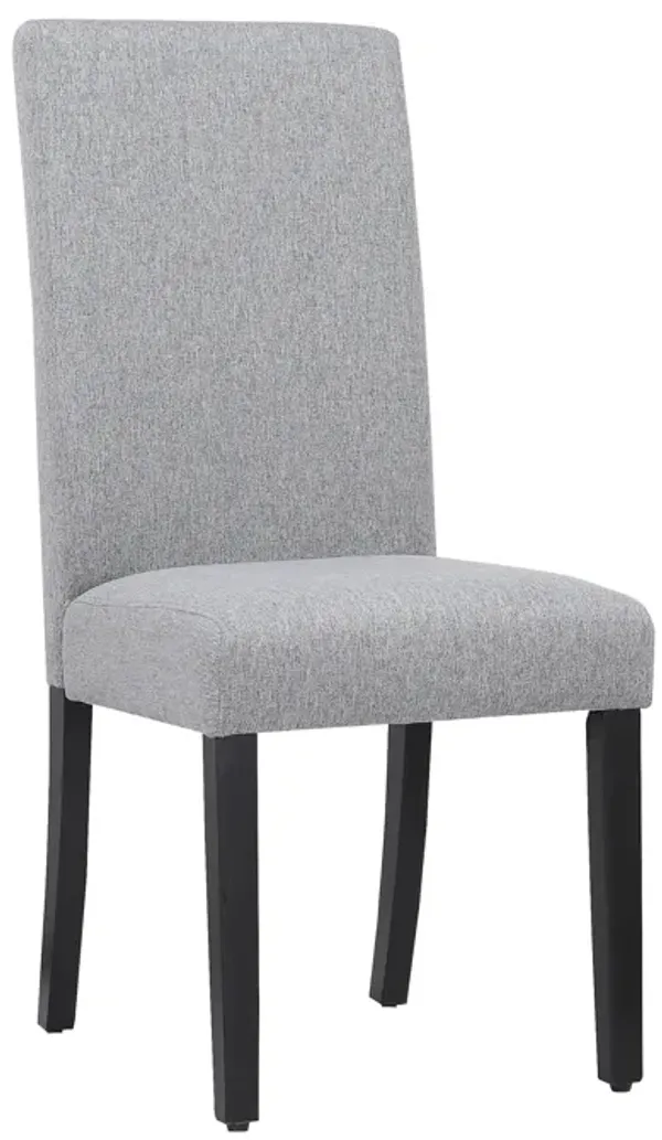 WestinTrends Upholstered Linen Fabric Dining Chair (Set of 2)