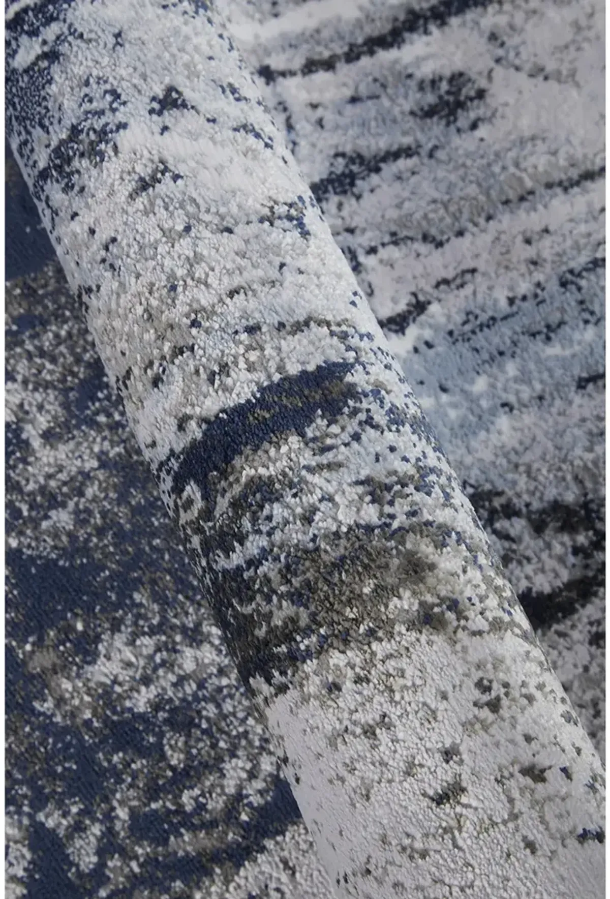 Gaspar 3833F Blue/Gray/White 2'10" x 8' Rug