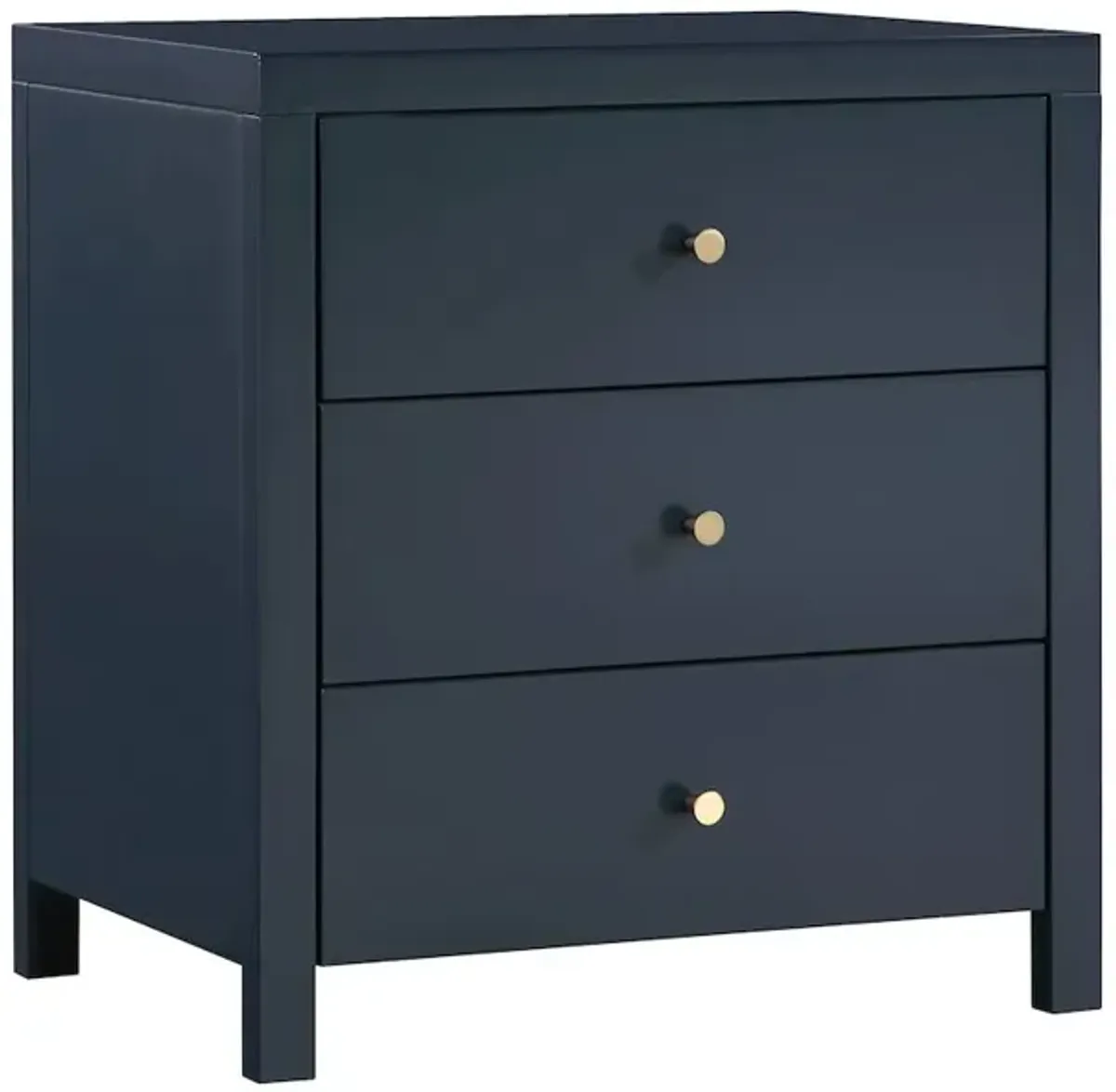 Comfort Pointe Nolan 3-drawer Nightstand - Midnight Blue