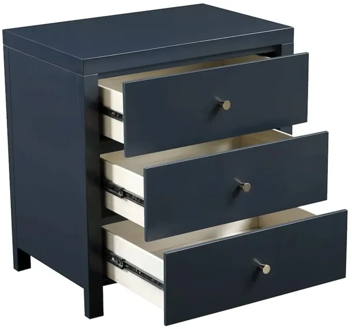 Comfort Pointe Nolan 3-drawer Nightstand - Midnight Blue