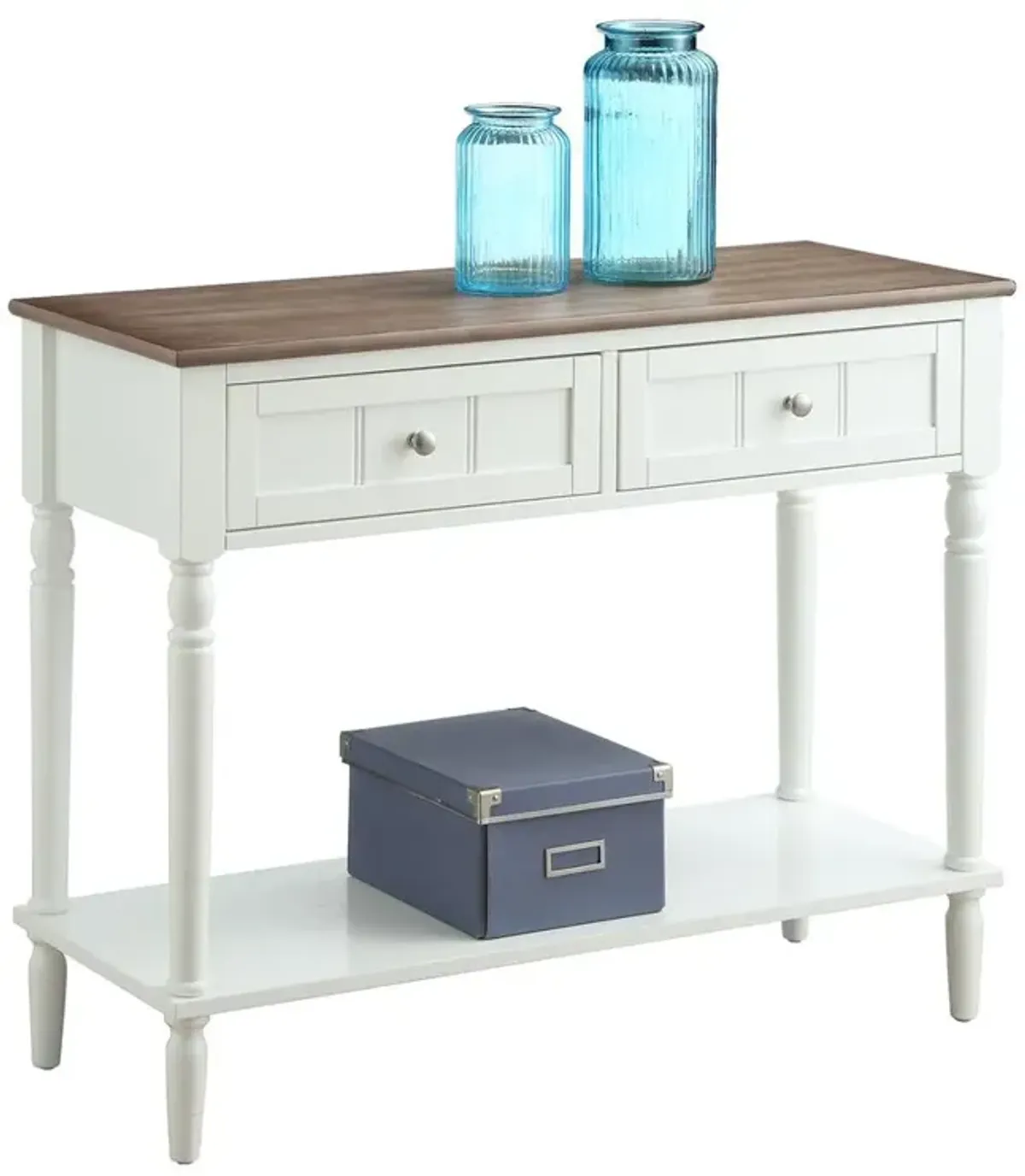 Convience Concept, Inc. French Country Two Drawer Hall Table