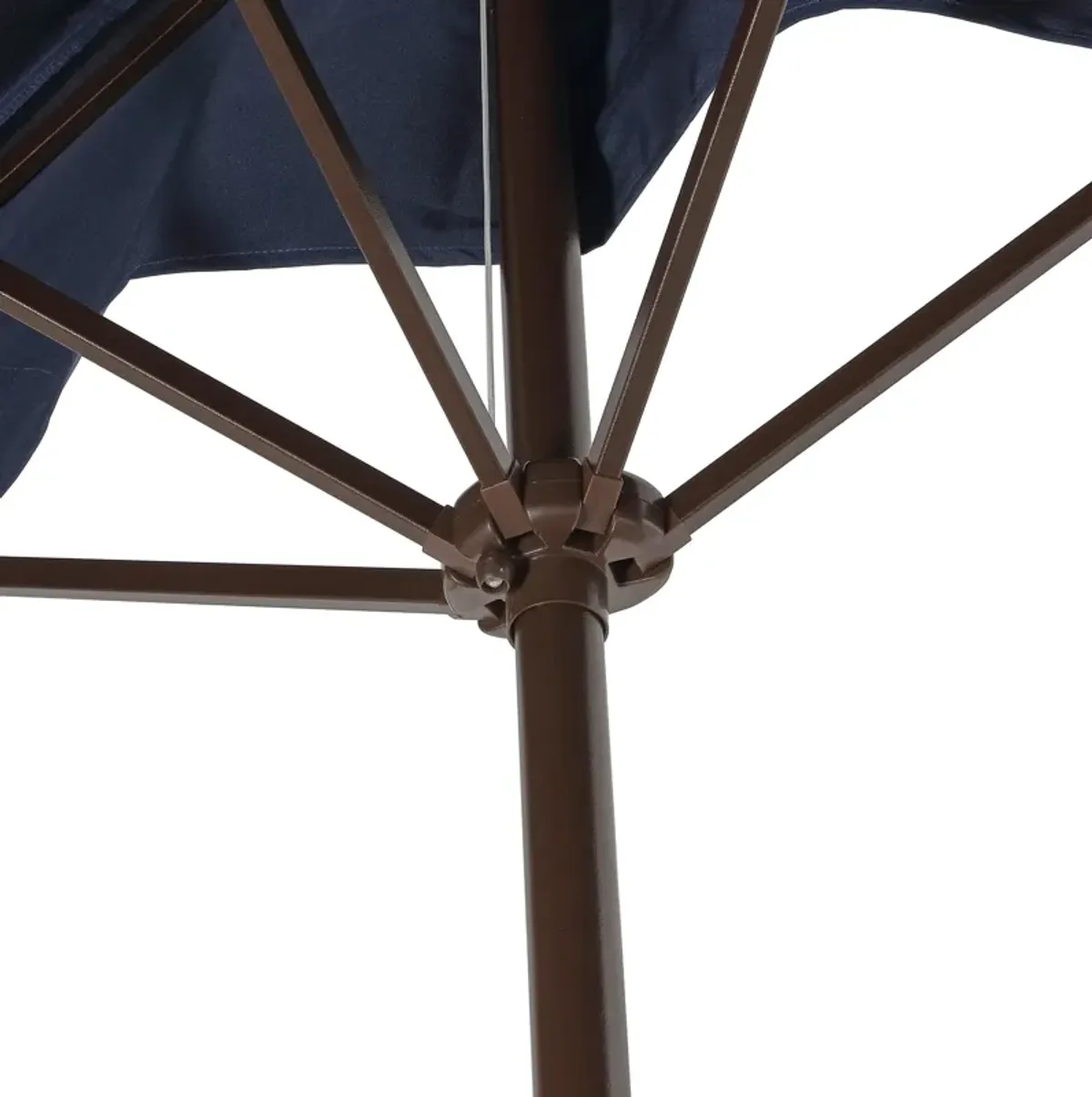 Sidney Classic MidCentury Rectangular Half Market Patio Umbrella with Crank, Wind Vent and UV Protection