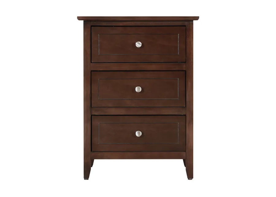 Daniel 3-Drawer Nightstand (25 in. H x 15 in. W x 19 in. D)