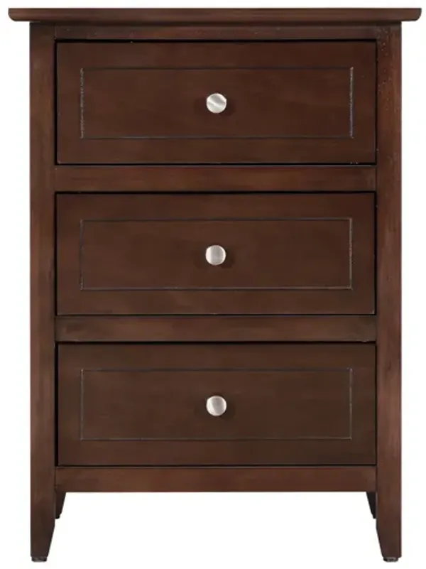 Daniel 3-Drawer Nightstand (25 in. H x 15 in. W x 19 in. D)