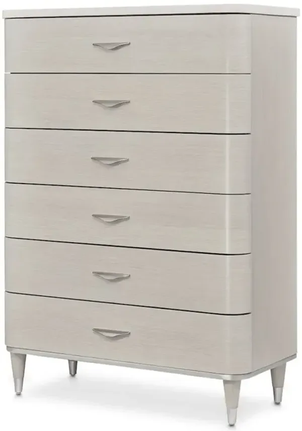 Michael Amini Eclipse 6-Drawer Chest - Moonlight