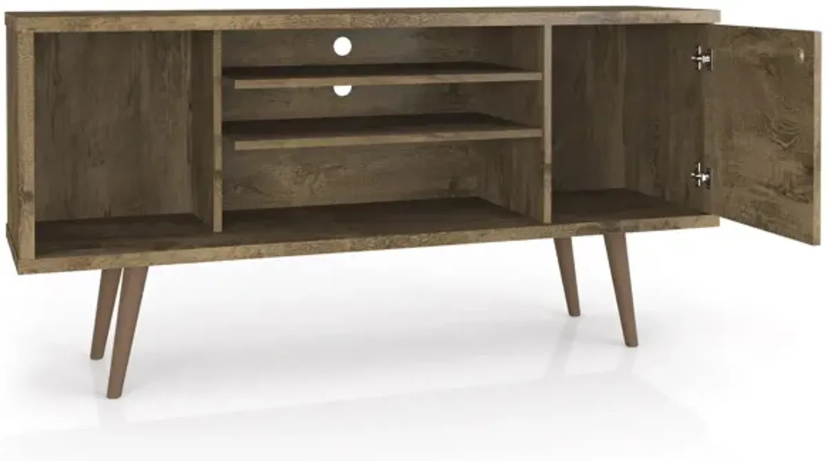 Liberty Medium TV Stand in Brown Pattern