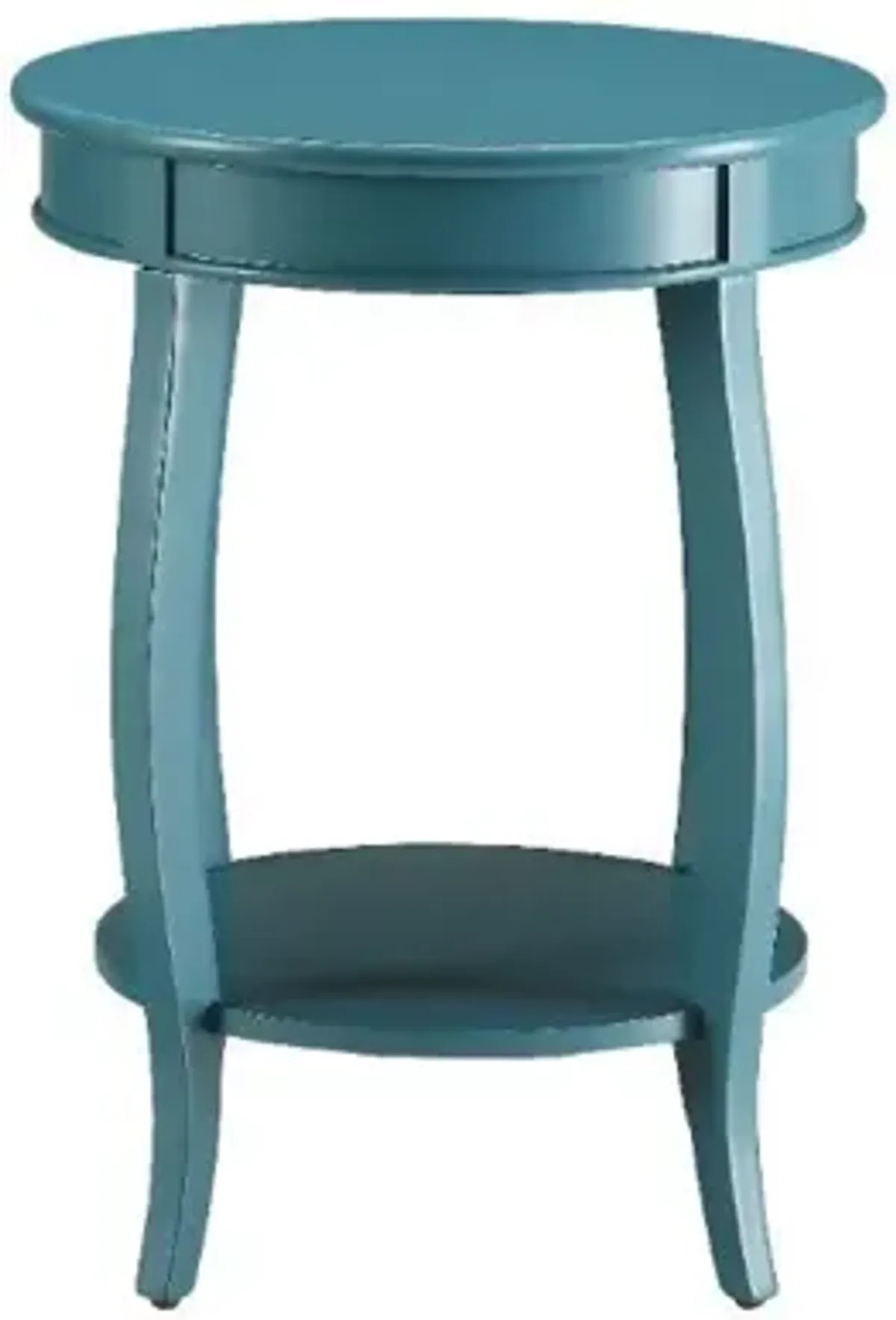 Hivvago Pop Of Color Teal Side Or End Table