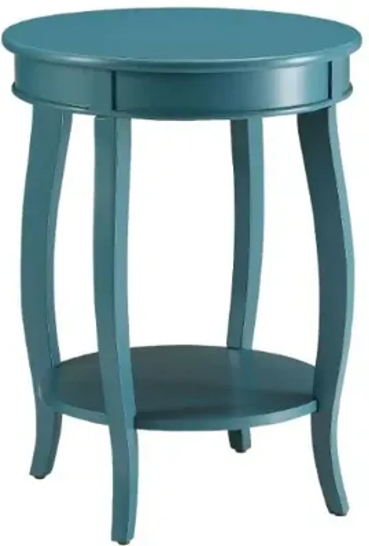 Hivvago Pop Of Color Teal Side Or End Table