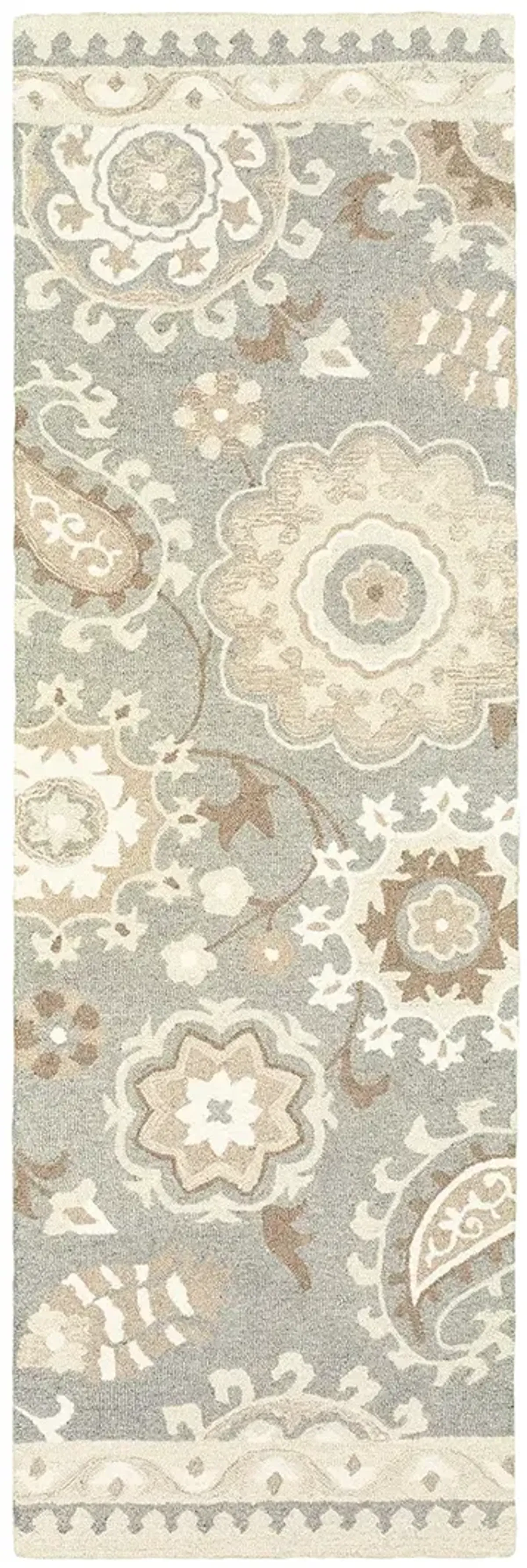 Craft 2'6" x 8' Grey Rug