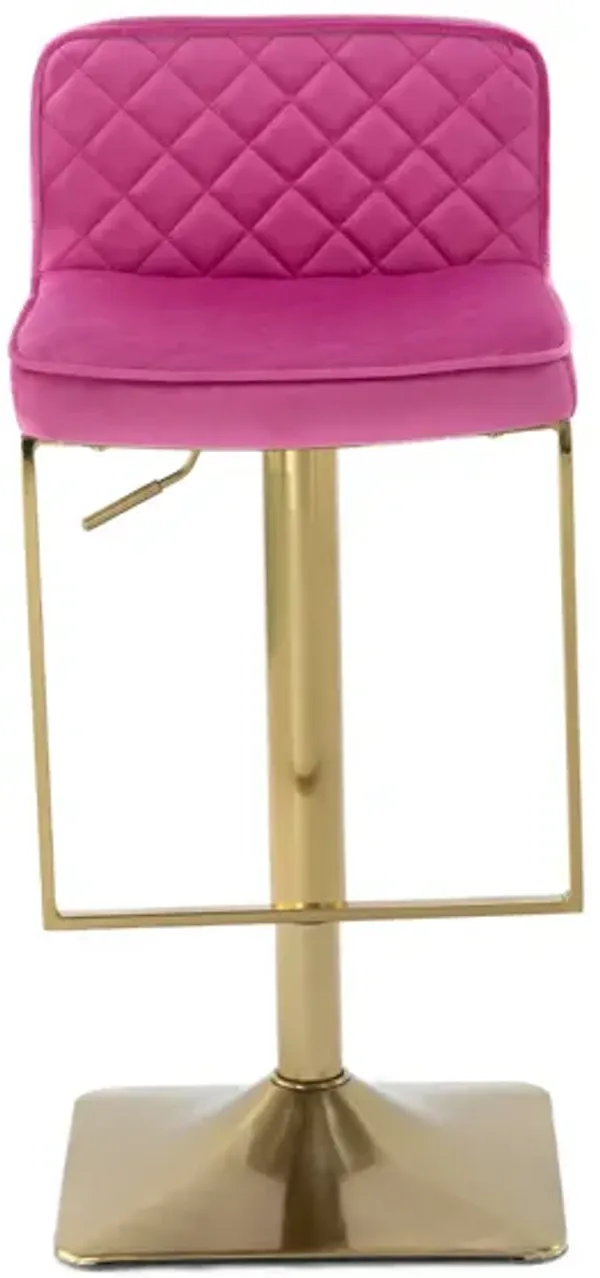 SUPERJARE Bar Stools - Swivel Barstool Chairs with Back, Modern Pub Kitchen Counter Height, velvet ( 1pc/ctn )