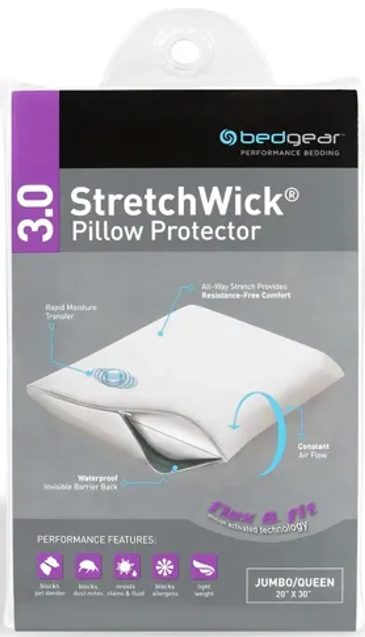 Stretchwick 3.0 Jumbo/Queen Pillow Protector