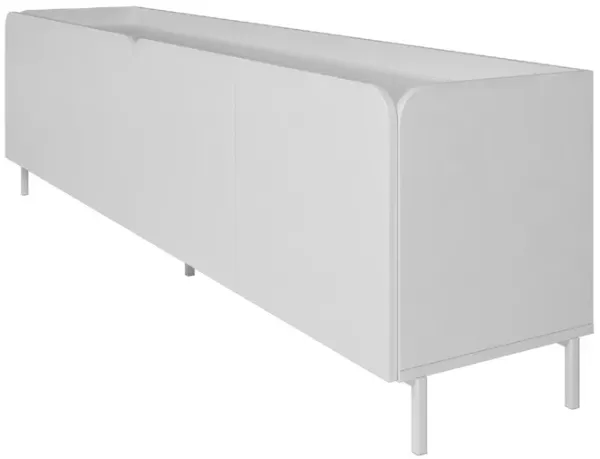 Bogardus White TV Stand