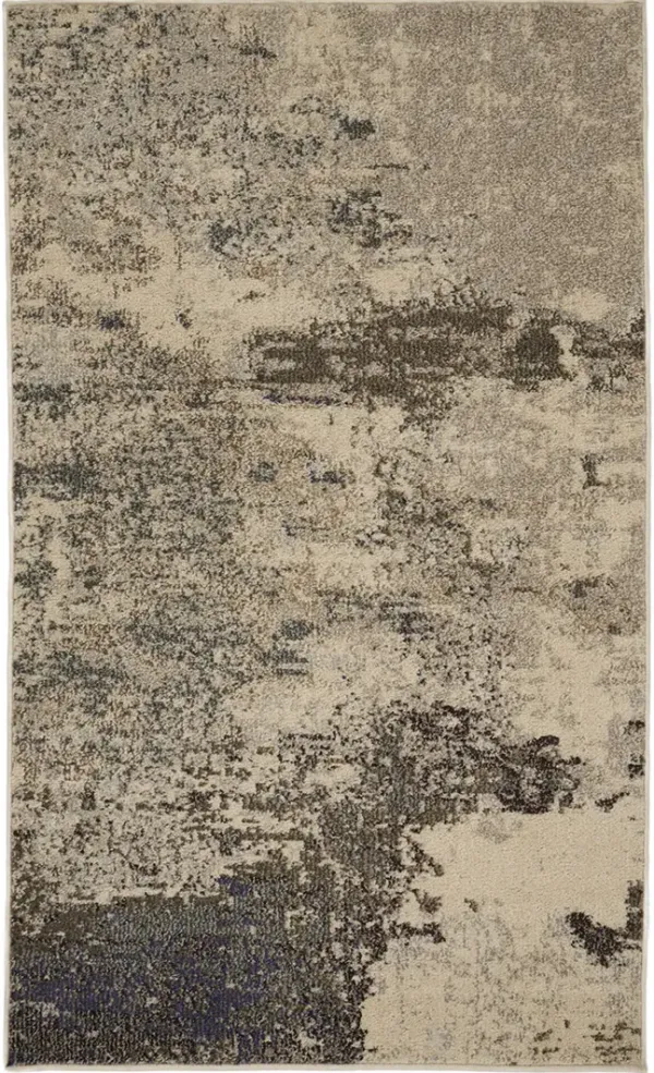 Celestial CES02 Ivory/Gray 3' x 5' Rug