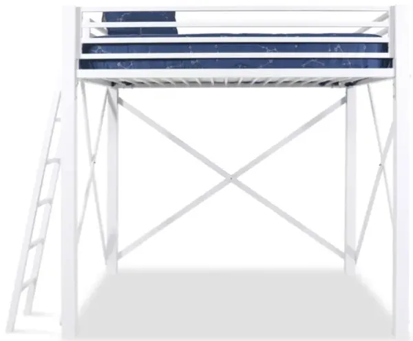 Talia Full Loft Bed with Ladder