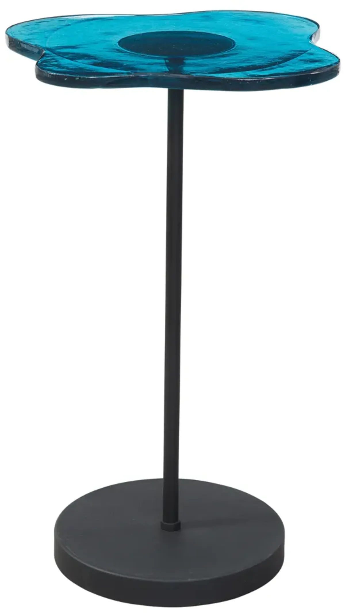 Elijah Blue Accent Table