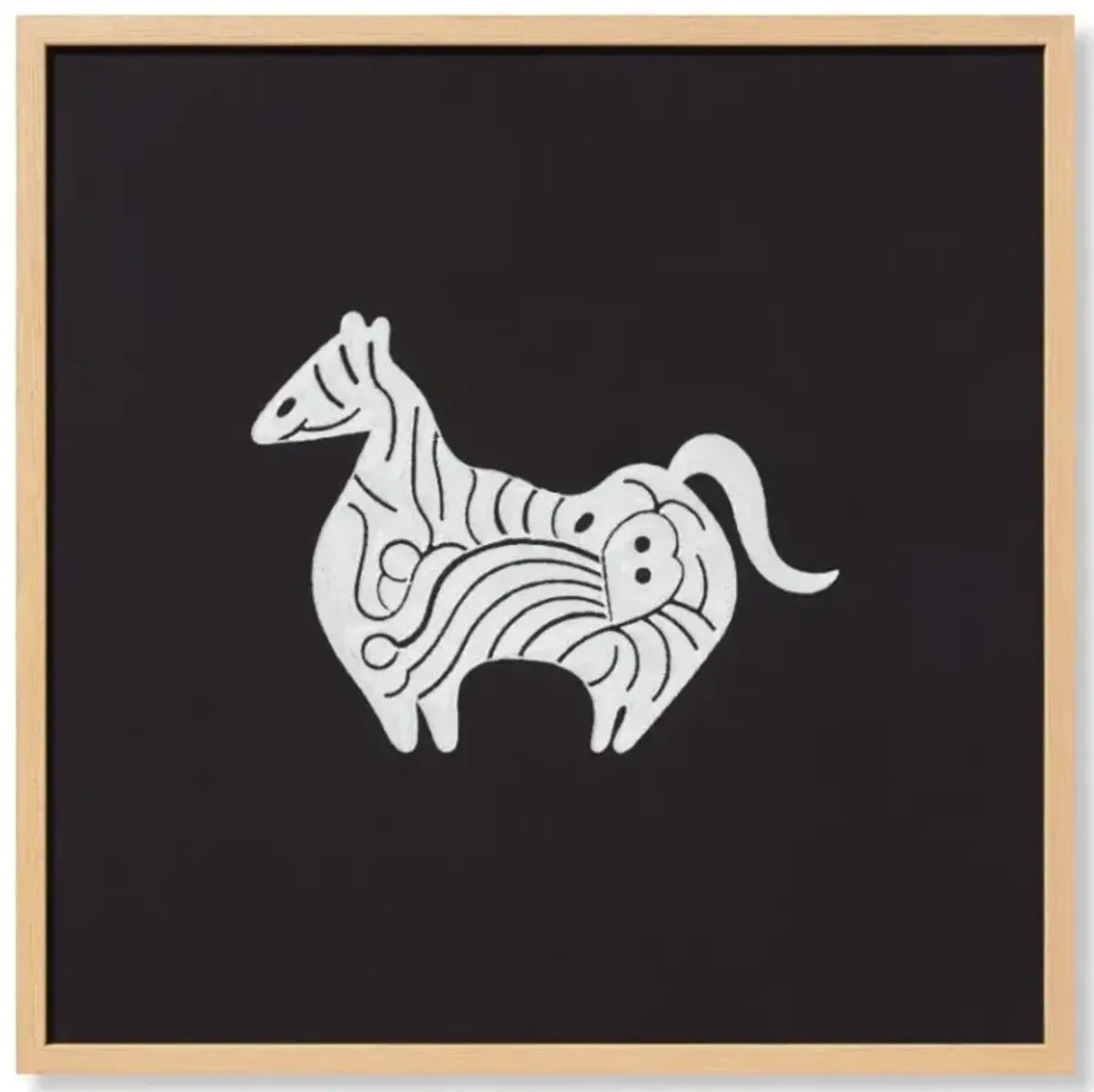 Farasi Black Ivory Wall Art