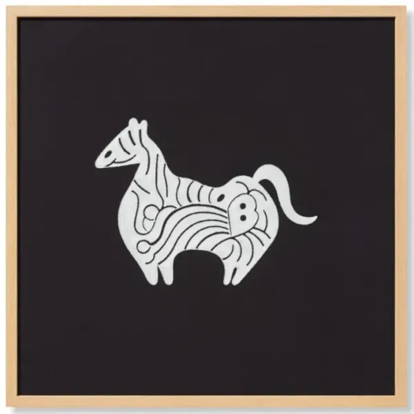 Farasi Black Ivory Wall Art