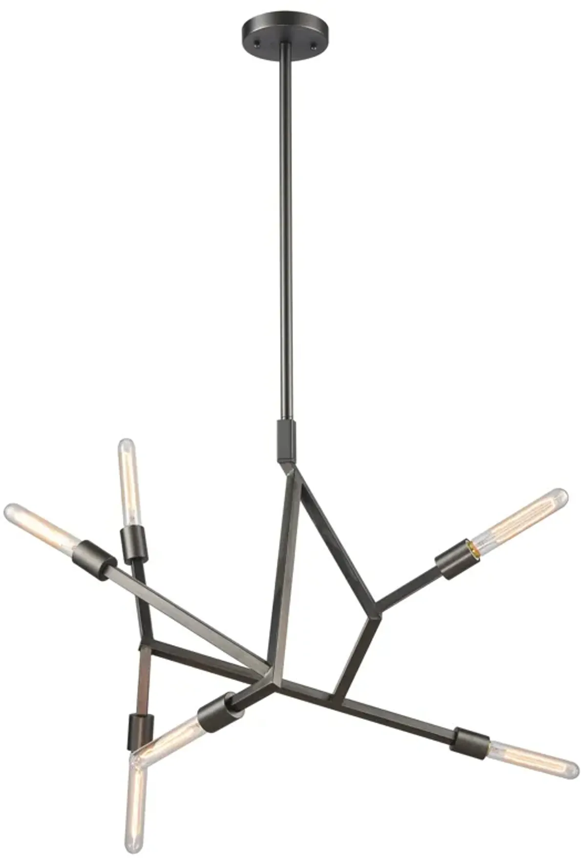 Freeform 6-Light Chandelier