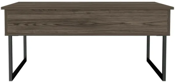 Lift Top Coffee Table Cessarr, Living Room, Dark Walnut