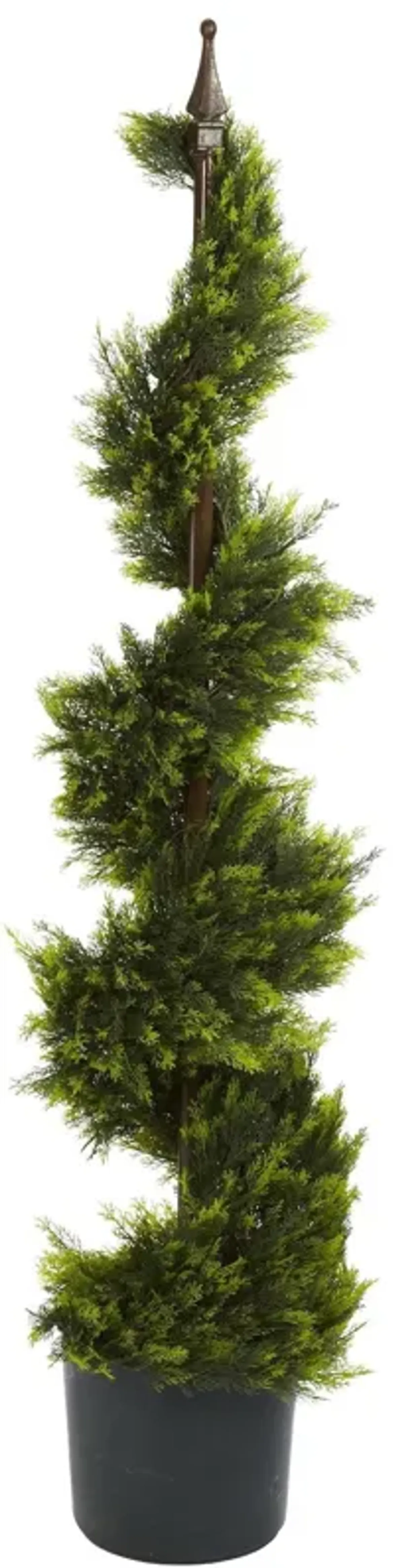 Nearly Natural 4-ft Cypress Spiral Tree