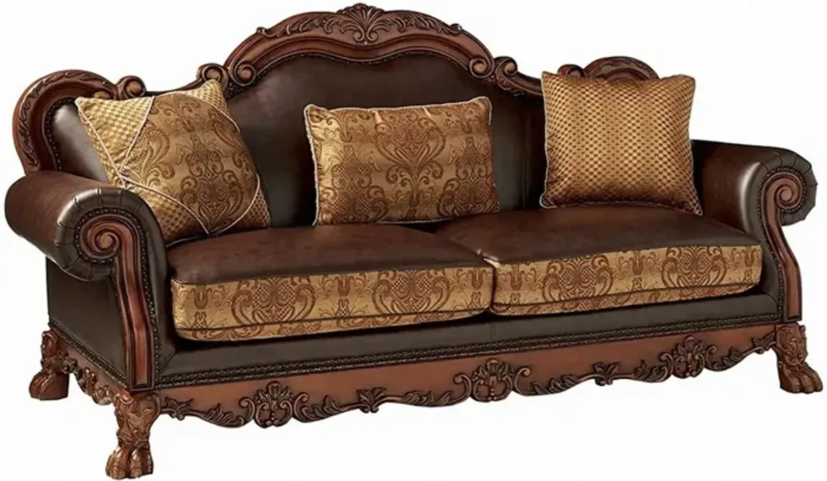 Dresden Sofa W/ 3 Pillows to Enhance Your Home