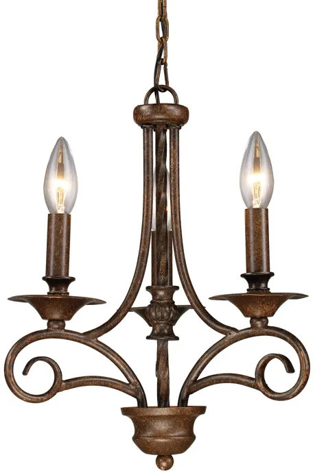 Gloucester 12'' Wide 3-Light Chandelier