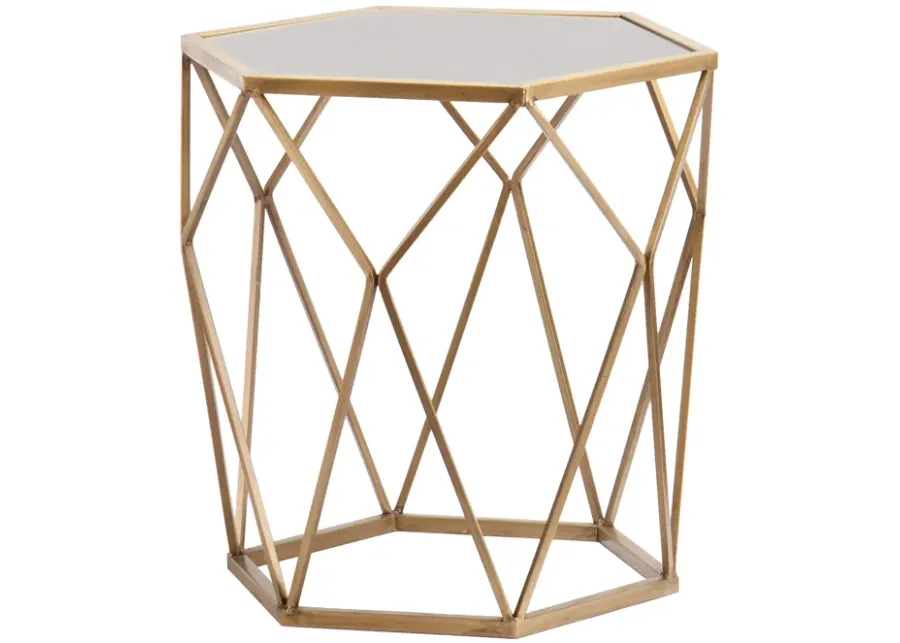 Berkeley Geometric Gold Table