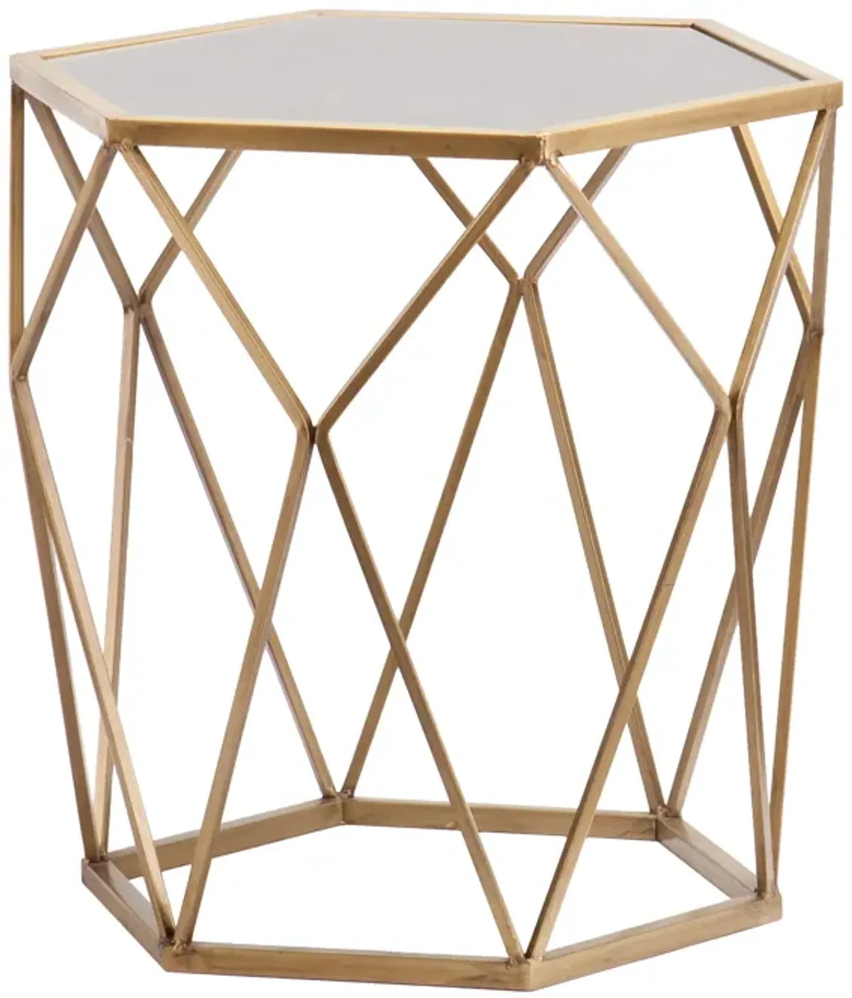 Berkeley Geometric Gold Table